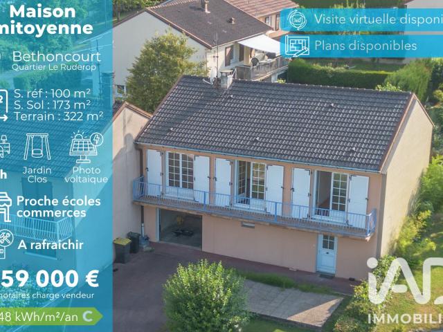 Maison vente à Montbéliard, Bethoncourt