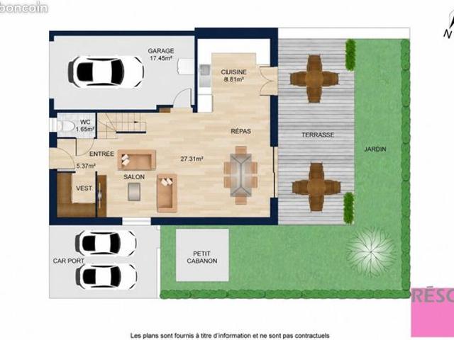 Maison vente à Saint-Julien-en-Genevois, Cranves-sales