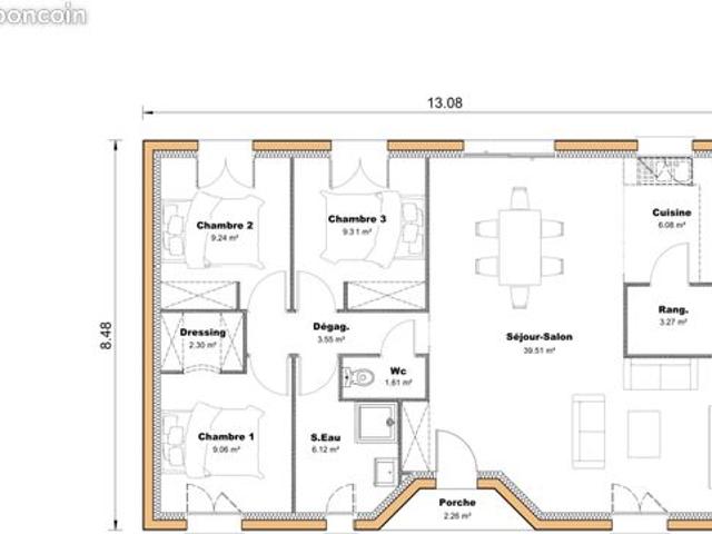 Maison vente à Villeneuve-sur-Lot, Castelnaud-de-gratecambe