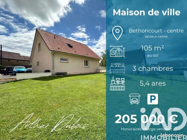 Maison vente à Montbéliard, Bethoncourt