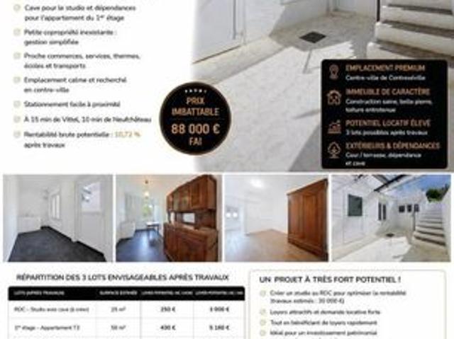 Maison vente à Neufchâteau, Contrexéville