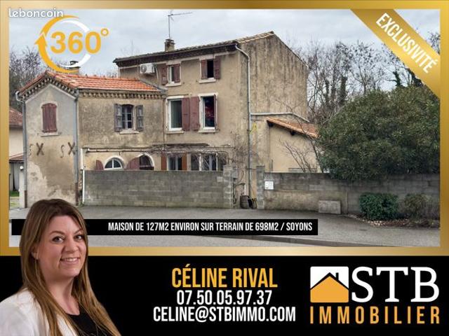 Maison vente à Tournon-sur-Rhône, Soyons