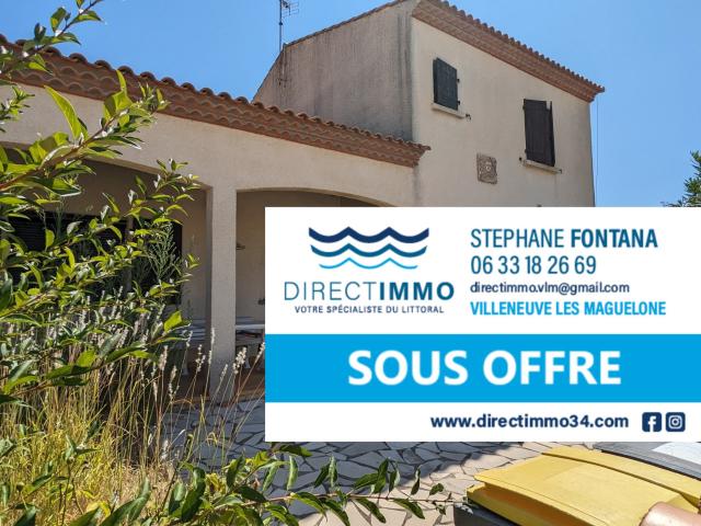 Maison vente à Montpellier, Villeneuve-lès-maguelone