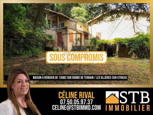 Maison vente à Privas, Les Ollières-sur-eyrieux