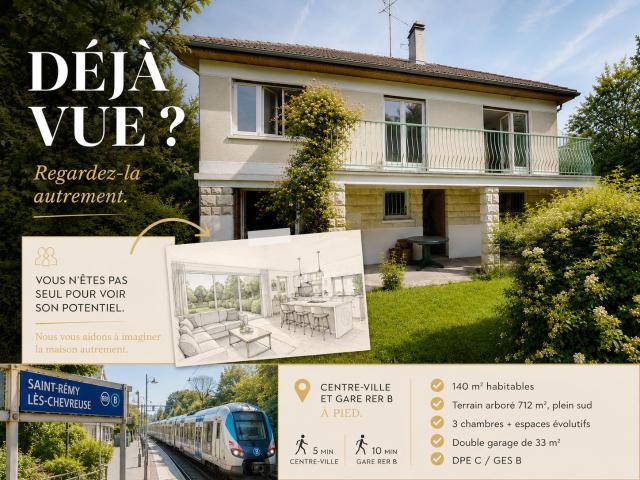 Maison vente à Saint-Rémy-lès-Chevreuse, Yvelines