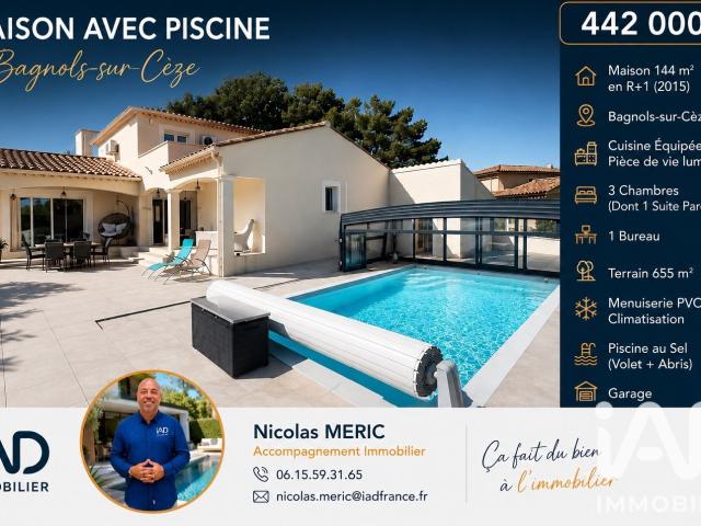 Maison vente à Nîmes, Bagnols-sur-cèze