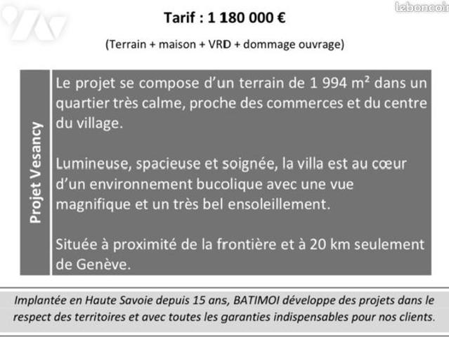 Maison vente à Gex, Vesancy