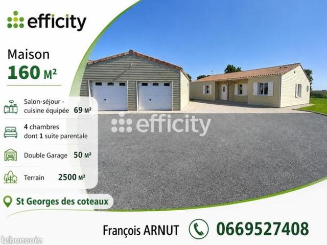 Maison vente à Saintes, Saint-georges-des-coteaux