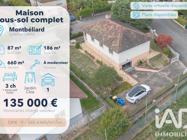 Maison vente à Ferme du Mont-Chevis, Montbéliard