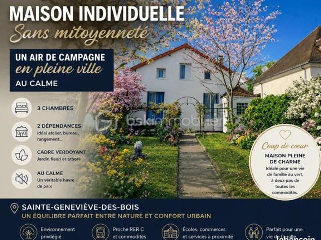 Maison vente à Palaiseau, Sainte-geneviève-des-bois