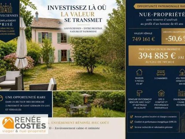 Maison vente à Saint-Germain-en-Laye, Louveciennes