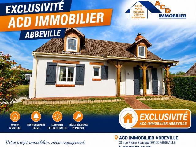 Maison vente à Abbeville, Nouvion