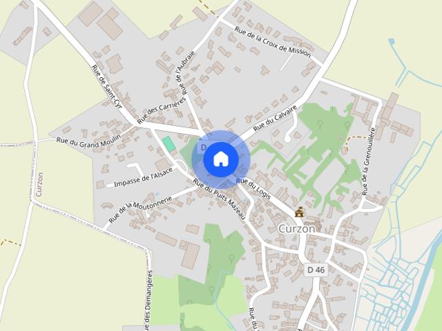 Maison location à Le Bourg-Canteau, Curzon
