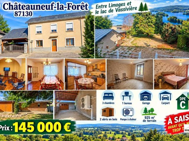 Maison vente à Châteauneuf-la-Forêt, Haute-Vienne