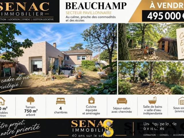 Maison vente à Beauchamp, Val-d'Oise