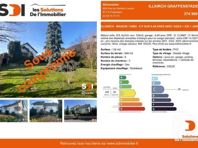 Maison vente à Strasbourg, Illkirch-graffenstaden