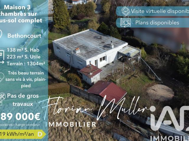 Maison vente à Montbéliard, Bethoncourt