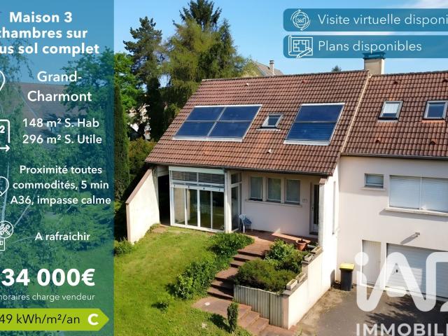 Maison vente à Montbéliard, Grand-charmont