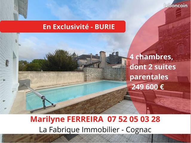 Maison vente à Saintes, Burie