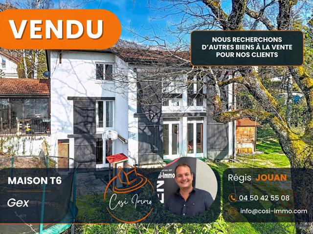 Maison vente à Gex, Ain