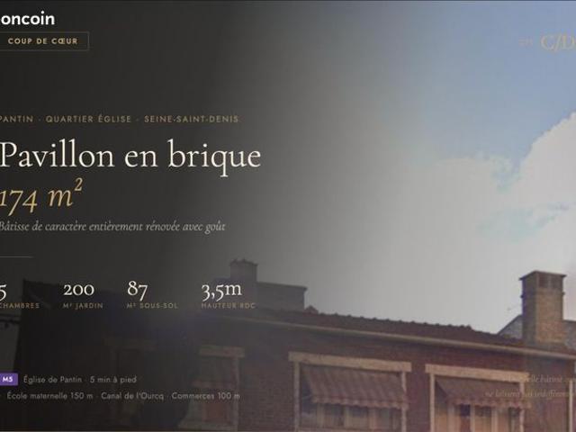 Maison vente à Bobigny, Pantin