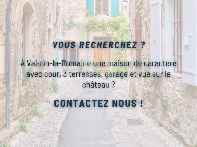 Maison vente à Carpentras, Vaison-la-romaine