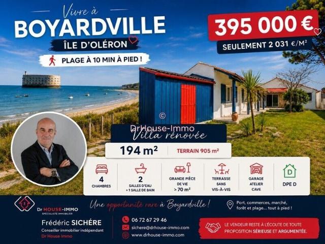 Maison vente à Rochefort, Saint-georges-d'oléron