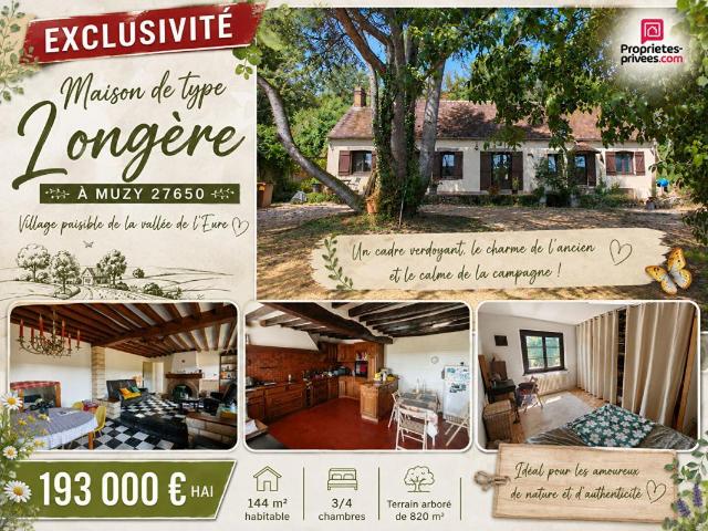Maison vente à Muzy, Eure