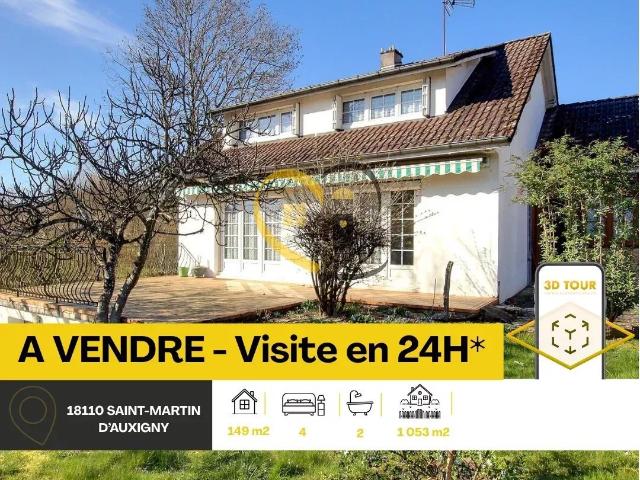 Maison vente à Bourges, Saint-martin-d'auxigny