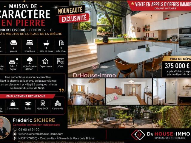 Maison vente à Niort