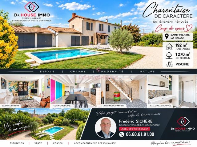 Maison vente à La Palud, Saint-Hilaire-la-Palud