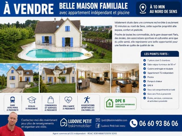 Maison vente à Sens, Pont-sur-yonne