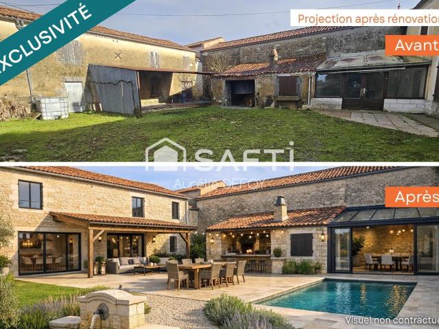 Maison vente à Saint-Jean-d'Angély, Sainte-même