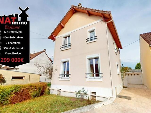 Maison vente à Le Raincy, Montfermeil