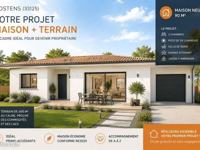 Maison vente à Langon, Hostens