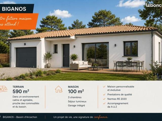 Maison vente à Arcachon, Biganos