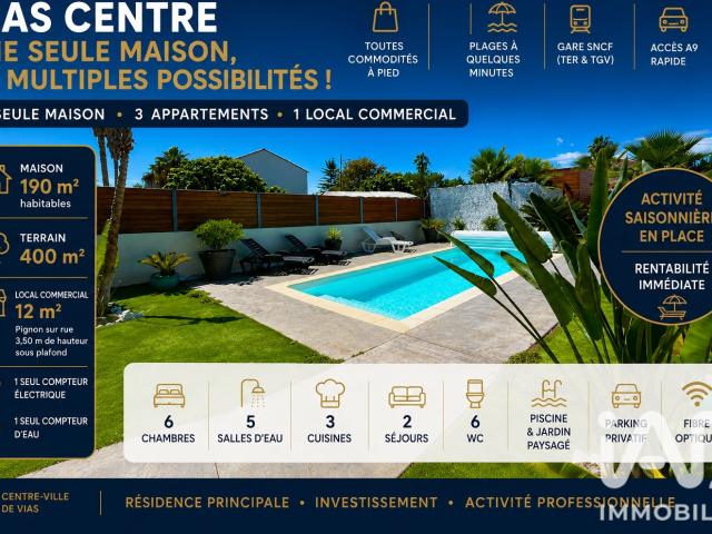 Maison vente à Béziers, Vias