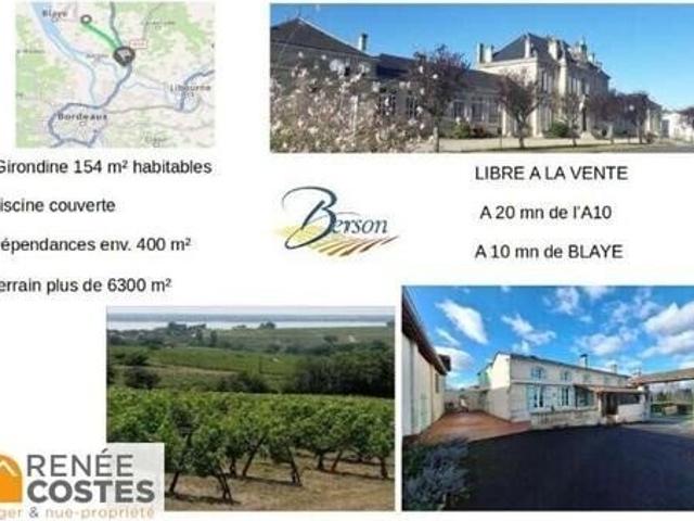 Maison vente à Blaye, Lotissement Clos Maillet