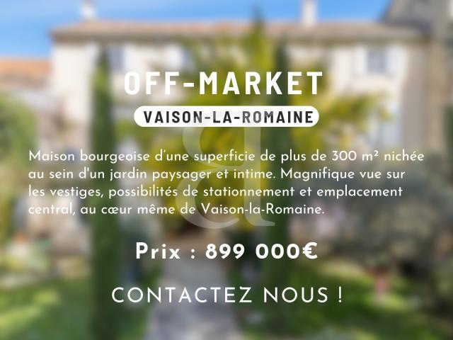 Maison vente à Carpentras, Vaison-la-romaine