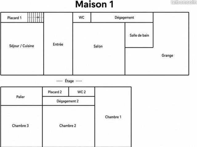 Maison vente à Rochefort, Moragne