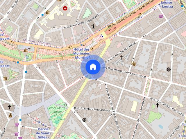Maison location à Saint-Gilles - Sint-Gillis, Brussel-Hoofdstad - Bruxelles-Capitale