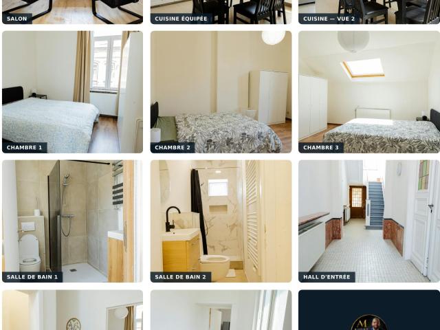 Appartement location à Charleroi, Wallonie