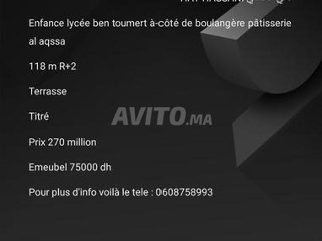 Maison vente à Ben Slimane