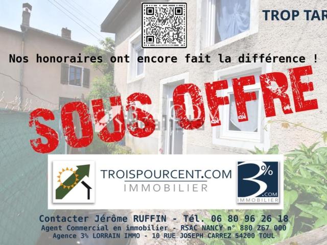 Maison vente à Housselmont, Allamps