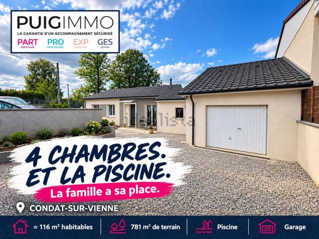 Maison vente à Poulouzat, Condat-sur-Vienne