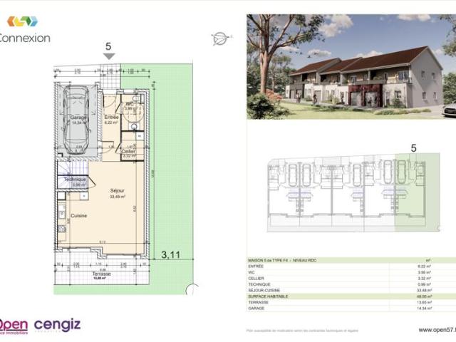 Maison vente à Thionville, Hettange-grande