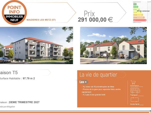 Maison vente à Metz, Maizières-lès-metz