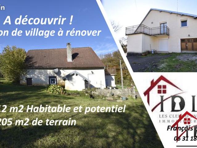 Maison vente à Fontaine-lès-Clerval, Doubs