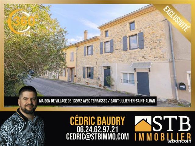 Maison vente à Privas, Saint-julien-en-saint-alban