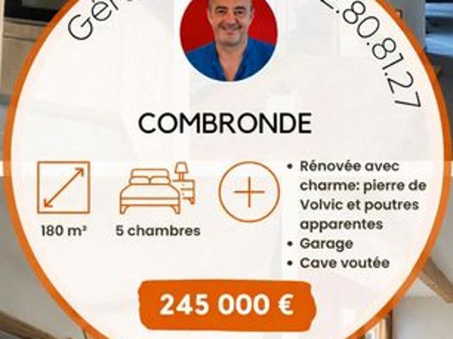 Maison vente à Riom, Combronde